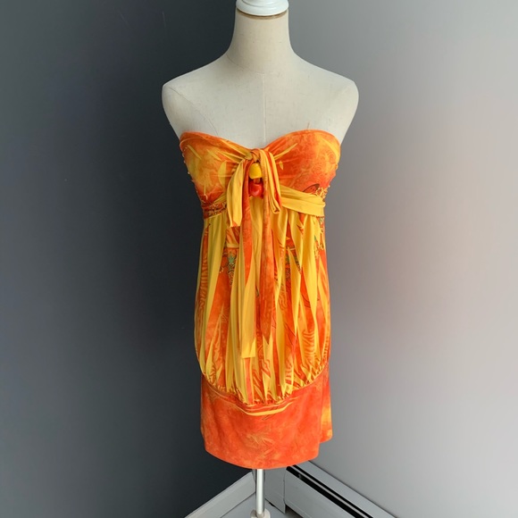 POLARIS Orange Print Swimsuit Coverup..NWT - Picture 6 of 9